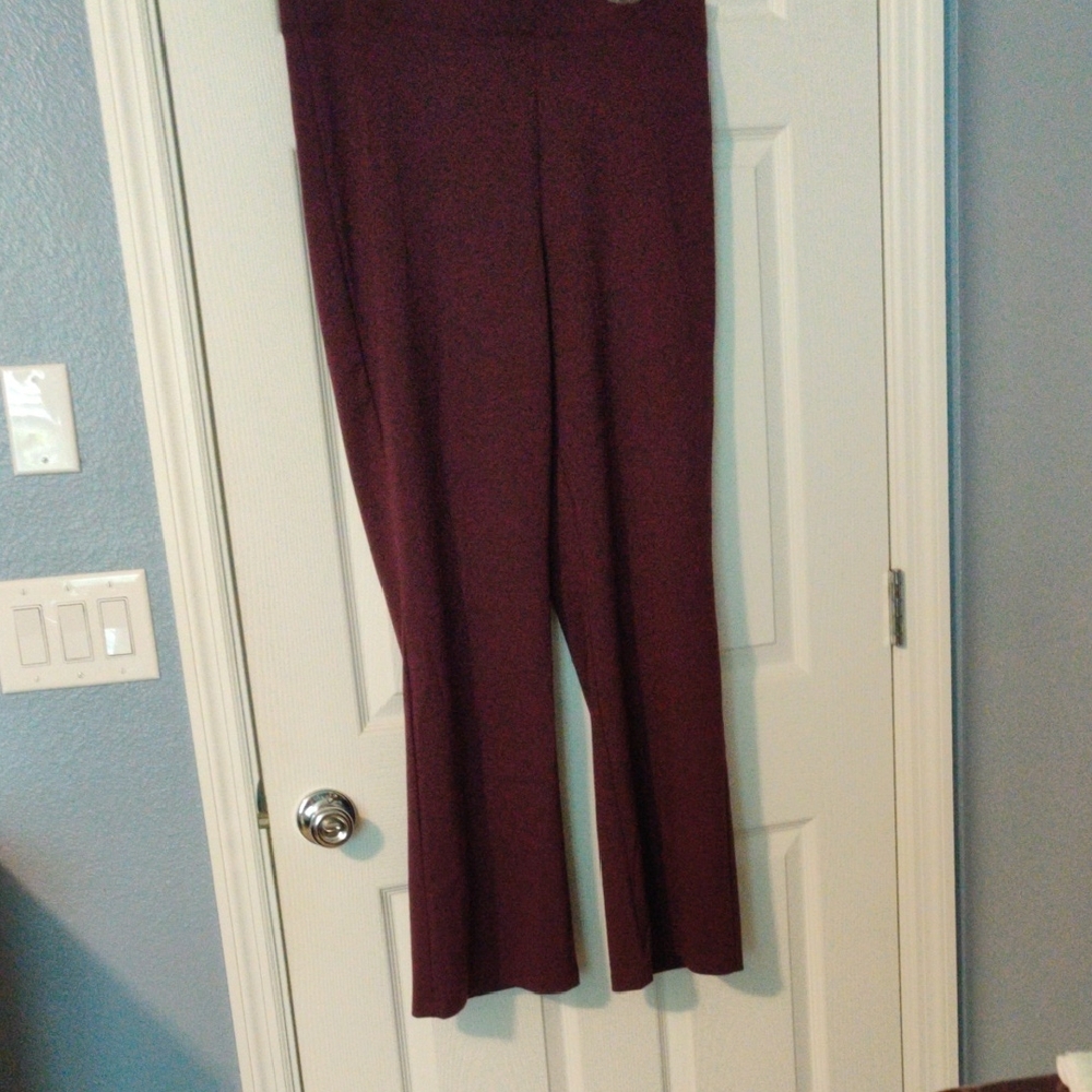 IMAN Deep Burgundy Pants